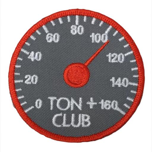Ton Plus 8cm Round Patch. Hook or Iron on Backed