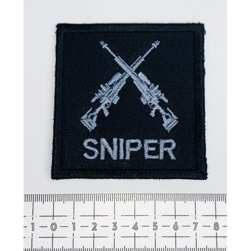 Sniper crossed AX Patch 8cm x 8cm - Tactical Patch