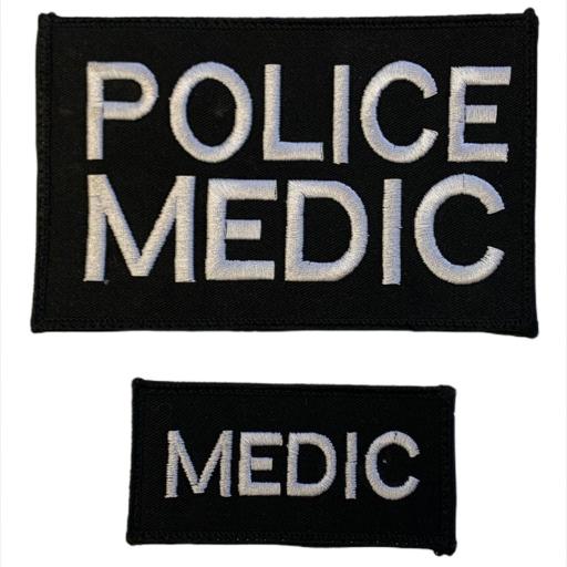 Police Medic Patch 15cm x 10cm - Tactical Patch