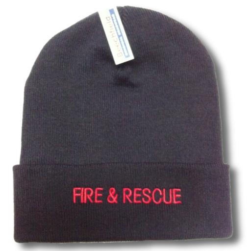 Fire & Rescue woolly hat